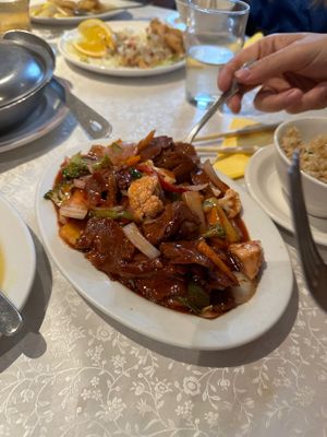 Su Bo Cantonese Style (mock steak) at Choi Gan in Clitheroe