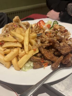 Salt & pepper platter #Veganuary at Choi Gan in Clitheroe