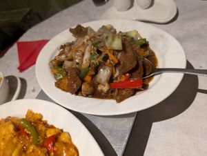 Beef and black bean sauce 🤤 at Choi Gan in Clitheroe