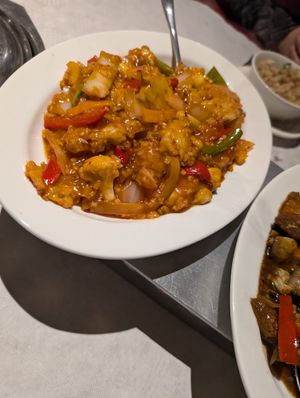 Schezwan chicken at Choi Gan in Clitheroe