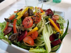 Fresh salad at NA NA  in Playa Del Carmen