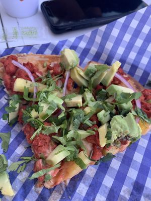 Pastor pizza  at NA NA  in Playa Del Carmen