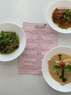 Menu  at NA NA  in Playa Del Carmen