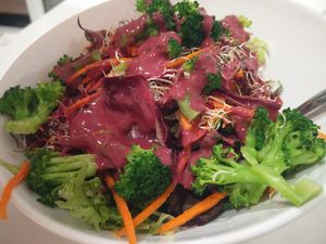 Fresh salad at NA NA  in Playa Del Carmen