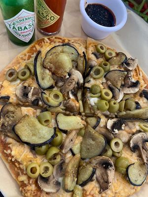 Pizza :) at NA NA  in Playa Del Carmen