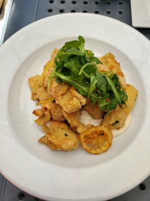 Crispy Artichokes at Blossom Restaurant on University in New York City