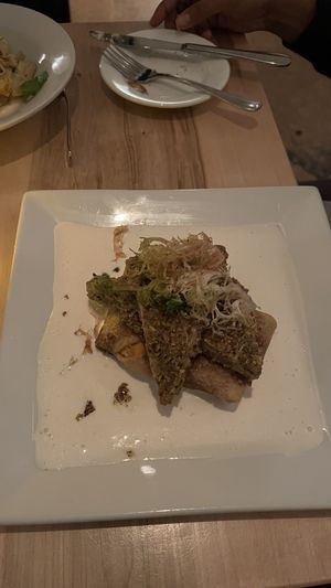 Pistachio dusted tofu   at Blossom Restaurant on University in New York City