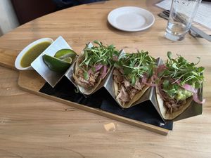Tacos  at Blossom Restaurant on University in New York City