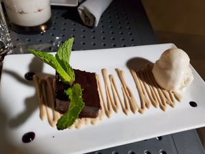 Chocolate Ganache at Blossom Restaurant on University in New York City