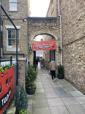 Entry to the market  at Be The Future in North London