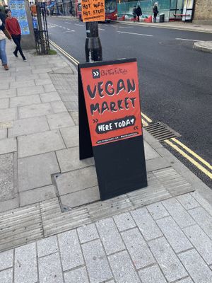 Signposting on the street  at Be The Future in North London