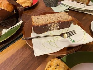 Vegan banana cake at Wagner in Passau