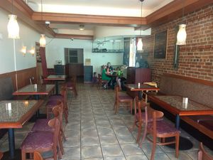 Dining area at Gino's Pizzeria in Poughkeepsie