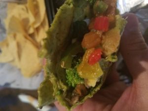 The Greens burrito is the way to go. at Juan's Flying Burrito - Lower Garden District in New Orleans