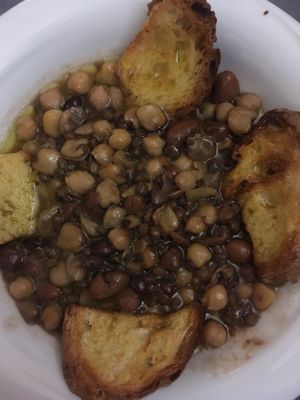 Bean soup at Agriristories in Matera