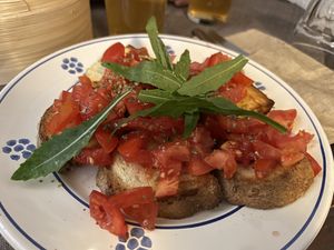 Bruscetta  at Pane e Pomodoro in Matera