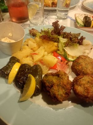 Vegan meal at Ole Ole in Zakynthos