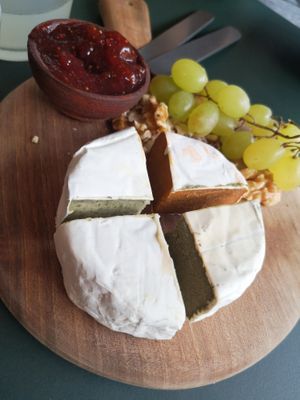 Cheese platter at Vangroenten in Hasselt