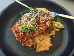 Lasagnes végétariennes at Vangroenten in Hasselt