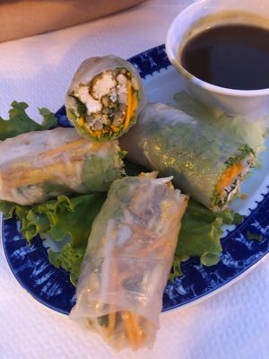 Delicieux rouleaux de printemps. at Hanoi in Cap Dagde