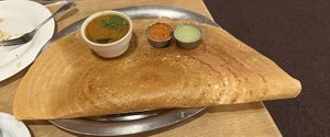 masala dosa (veg)   at Priya Indian Cuisine in Lowell