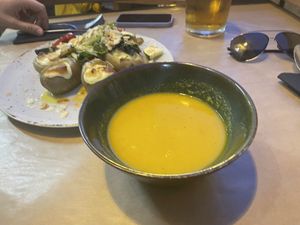 Vegetables vegan soup  at Sete Restaurante in Coimbra