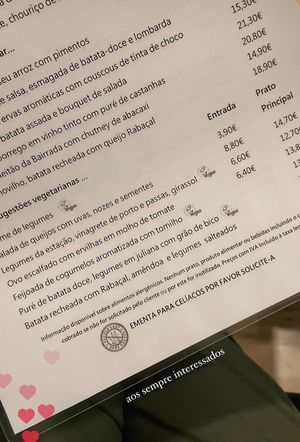   at Sete Restaurante in Coimbra