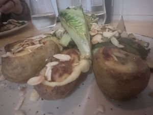 Vegan potatoes  at Sete Restaurante in Coimbra