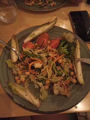 Prato vegan at Sete Restaurante in Coimbra