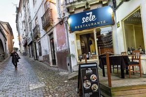 Entry at Sete Restaurante in Coimbra