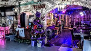 Interior. #Veganuary at Veggie Del Sol in South Padre Island