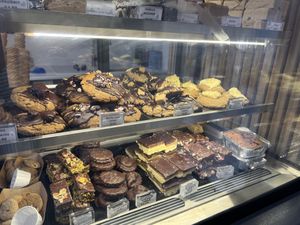 Cakes and cookies   at Pilgrims Fudge Kitchen and Gelateria in Lindisfarne