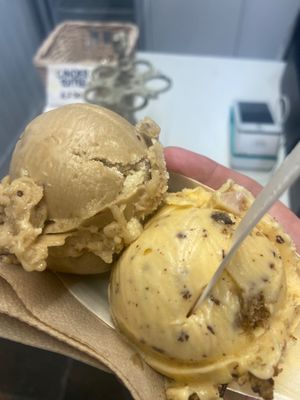 Millionaire shortbread / Jaffa cake  at Pilgrims Fudge Kitchen and Gelateria in Lindisfarne
