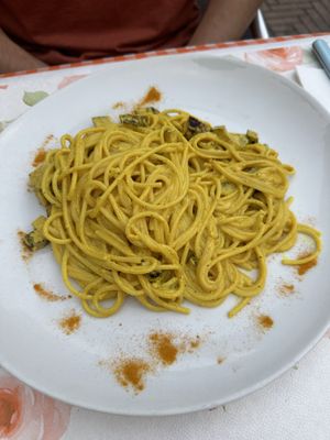 Carbonara   at Pizzaria Peperetta Dispetusa in Imperia