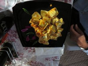 Vegane Ravioli at Pizzaria Peperetta Dispetusa in Imperia