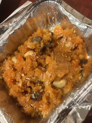 Gajar Ka Halwa 5,50€  at Zaffran Indian Cuisine in Linz