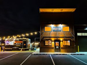Front of porter at Porter Brewing Co in Bend