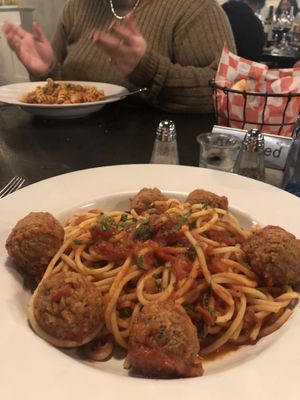 Spaghetti & meatballs   at Tony & Nick's in Kingston