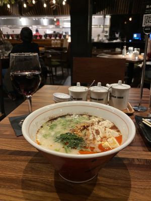 Creamy ramen at JINYA Ramen Bar in Denver