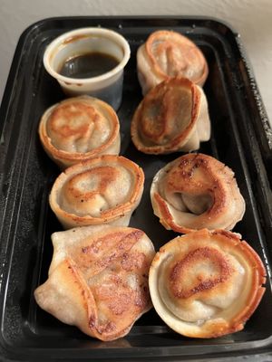 Imposible gyoza  at JINYA Ramen Bar in Denver