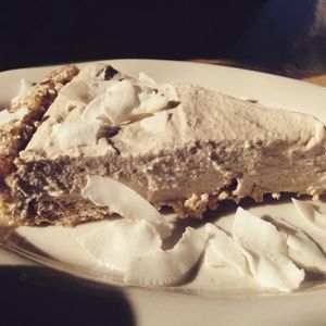coconut creme pie at Ecopolitan in Minneapolis