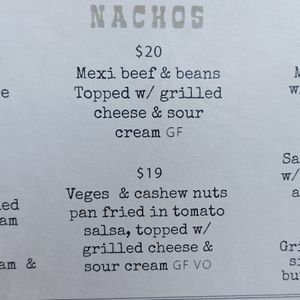 Vegetarian option nachos at The Ranch Bar & Grill in Te Anau