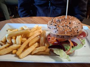 Vege Pattie at The Ranch Bar & Grill in Te Anau