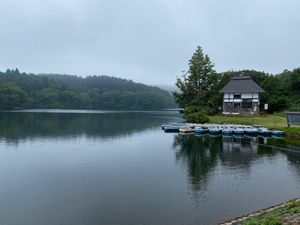 Lake Nozomi, at a short walking distance from the lodge  at Onpoint Madarao in Myoko