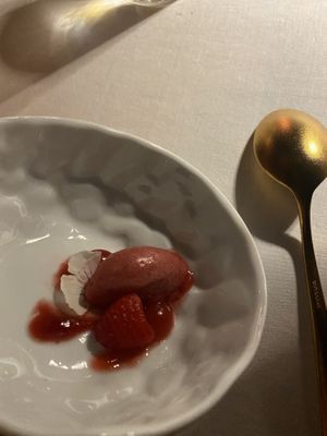 One part of the dessert   at Lorelei in Sorrento
