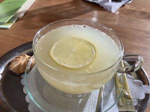 Ginger Tea #Veganuary at Limette Eis-Cafe in Freiburg