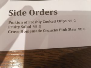 All sides vegan at French & Byrne in Stafford