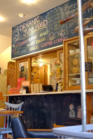 Inside the shop at Hatena in Tokyo