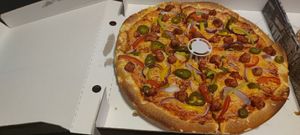 Vegan bombay sizzler at Vizza Guys in Gateshead