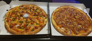 Vegan pizzas at Vizza Guys in Gateshead